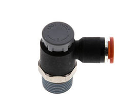 L-stuk Regelventiel 8 mm - R3/8'' Regeling-in Messing/Nylon Borgmoer