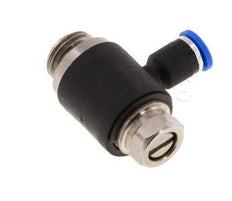 L-stuk Regelventiel 4 mm - G1/4'' Regeling-Uit Messing/Nylon Sleufschroef