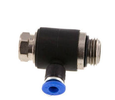 L-stuk Regelventiel 4 mm - G1/4'' Regeling-Uit Messing/Nylon Sleufschroef