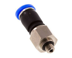 4mm & M5 Draaidoorvoer Insteek Buitendraad Vernikkeld Messing/PBT NBR