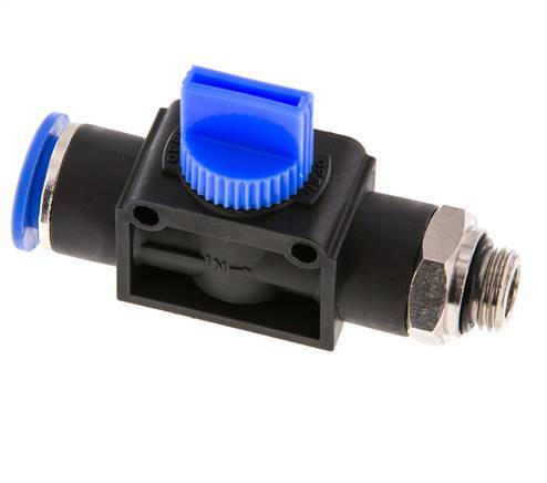 12 mm - G1/4'' Kunststof/Messing 3/2-Weg Handafsluiter Ontluchting aan Draadzijde