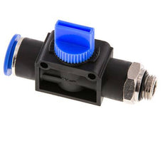 12 mm - G1/4'' Kunststof/Messing 3/2-Weg Handafsluiter Ontluchting aan Draadzijde