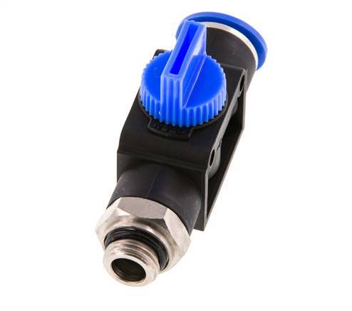 12 mm - G1/4'' Kunststof/Messing 3/2-Weg Handafsluiter Ontluchting aan Draadzijde