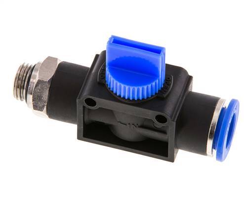 12 mm - G1/4'' Kunststof/Messing 3/2-Weg Handafsluiter Ontluchting aan Draadzijde