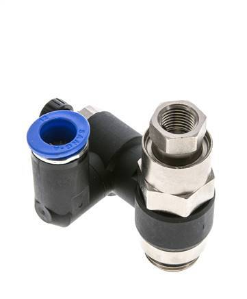 Draaibaar Regelventiel 12 mm - G1/2''-G1/4'' Regeling-Uit Messing/Nylon Indirect Gestuurde Terugslagklep