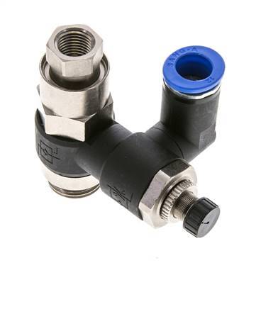 Draaibaar Regelventiel 12 mm - G1/2''-G1/4'' Regeling-Uit Messing/Nylon Indirect Gestuurde Terugslagklep