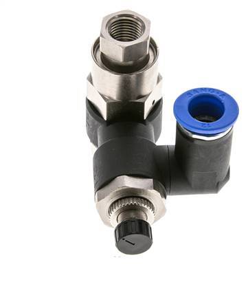 Draaibaar Regelventiel 12 mm - G1/2''-G1/4'' Regeling-Uit Messing/Nylon Indirect Gestuurde Terugslagklep