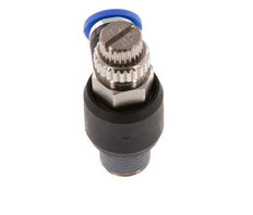 L-stuk Regelventiel 4 mm - R1/8'' Regeling-Uit Messing/Nylon
