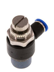 L-stuk Regelventiel 6 mm - R3/8'' Regeling-Uit Messing/Nylon