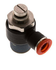 L-stuk Regelventiel 10 mm - R1/2'' Regeling-in Messing/Nylon