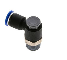 L-stuk Regelventiel 12 mm - R1/2'' Regeling-Uit Messing/Nylon Borgmoer