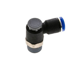 L-stuk Regelventiel 12 mm - R1/2'' Regeling-Uit Messing/Nylon Borgmoer
