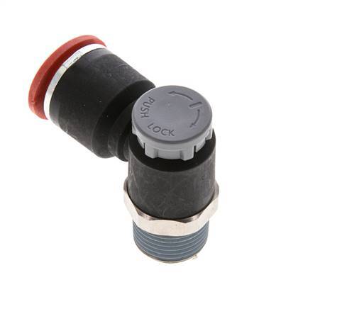 L-stuk Regelventiel 12 mm - R3/8'' Regeling-in Messing/Nylon Borgmoer