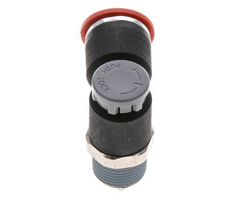 L-stuk Regelventiel 12 mm - R3/8'' Regeling-in Messing/Nylon Borgmoer