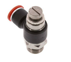 L-stuk Regelventiel 10 mm - G3/8'' Regeling-in Messing/Nylon