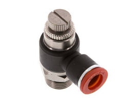 L-stuk Regelventiel 10 mm - G3/8'' Regeling-in Messing/Nylon