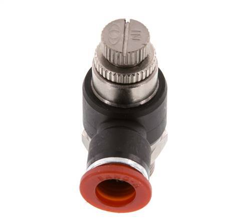 L-stuk Regelventiel 10 mm - G3/8'' Regeling-in Messing/Nylon