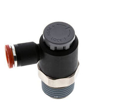 L-stuk Regelventiel 8 mm - R1/2'' Regeling-in Messing/Nylon Borgmoer
