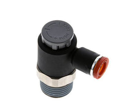 L-stuk Regelventiel 8 mm - R1/2'' Regeling-in Messing/Nylon Borgmoer