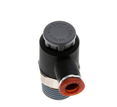 L-stuk Regelventiel 8 mm - R1/2'' Regeling-in Messing/Nylon Borgmoer
