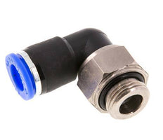 10mm & G3/8'' L-stuk Draaidoorvoer Insteek Buitendraad Vernikkeld Messing/PBT NBR
