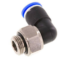 10mm & G3/8'' L-stuk Draaidoorvoer Insteek Buitendraad Vernikkeld Messing/PBT NBR
