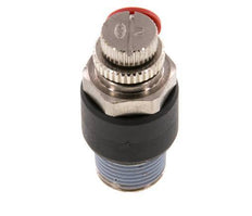 L-stuk Regelventiel 6 mm - R3/8'' Regeling-in Messing/Nylon