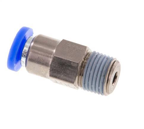 Push-In Check Valve 4mm & R1/8'' Male Brass/PBT 0.2-10bar (3-145psi) Hose-Thread