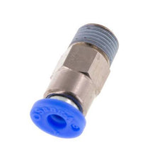 4mm & R1/8'' Regeling-In Vernikkeld Messing/PBT Terugslagklep Insteekkoppeling Buitendraad 0.2-10 bar