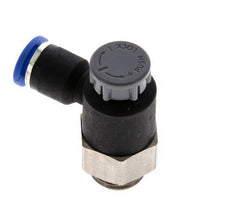 L-stuk Regelventiel 6 mm - G1/4'' Regeling-Uit Messing/Nylon Borgmoer