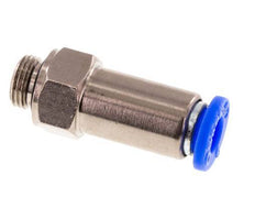 6mm & G1/8'' Regeling-In Vernikkeld Messing/PBT Terugslagklep Insteekkoppeling Buitendraad 0.2-10 bar