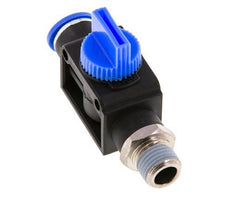 10 mm - R1/4'' Kunststof/Messing 3/2-Weg Handafsluiter Ontluchting aan Draadzijde