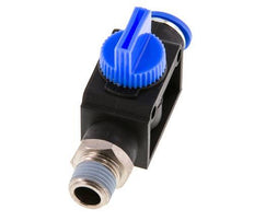 10 mm - R1/4'' Kunststof/Messing 3/2-Weg Handafsluiter Ontluchting aan Draadzijde