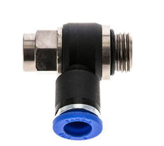 L-stuk Regelventiel 8 mm - G1/4'' Regeling-Uit Messing/Nylon Sleufschroef