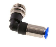 10mm & G1/2'' Zelfsluitende L-insteekkoppeling Vernikkeld messing/PBT buitendraad 0-10 bar