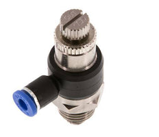 L-stuk Regelventiel 4 mm - G1/4'' Regeling-Uit Messing/Nylon