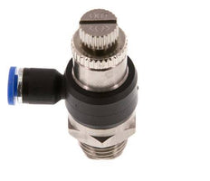L-stuk Regelventiel 4 mm - G1/4'' Regeling-Uit Messing/Nylon