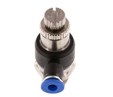 L-stuk Regelventiel 4 mm - G1/4'' Regeling-Uit Messing/Nylon