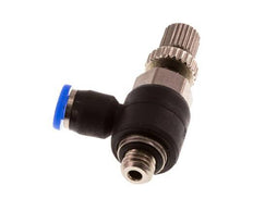 L-stuk Regelventiel 3 mm - M5 Regeling-Uit Messing/PBT