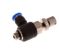 L-stuk Regelventiel 3 mm - M5 Regeling-Uit Messing/PBT