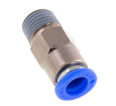 8mm & R1/4'' Zelfsluitende Insteekkoppeling Vernikkeld Messing/PBT Buitendraad 0-10 bar [2 Stuks]