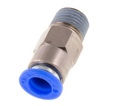 8mm & R1/4'' Zelfsluitende Insteekkoppeling Vernikkeld Messing/PBT Buitendraad 0-10 bar [2 Stuks]