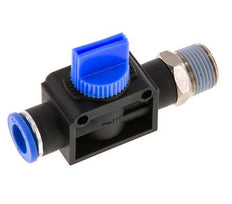 10 mm - R3/8'' Kunststof/Messing 3/2-Weg Handafsluiter Ontluchting aan Buiszijde
