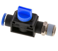 10 mm - R3/8'' Kunststof/Messing 3/2-Weg Handafsluiter Ontluchting aan Buiszijde