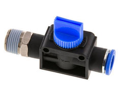 10 mm - R3/8'' Kunststof/Messing 3/2-Weg Handafsluiter Ontluchting aan Buiszijde