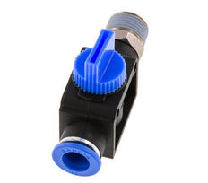 10 mm - R3/8'' Kunststof/Messing 3/2-Weg Handafsluiter Ontluchting aan Buiszijde