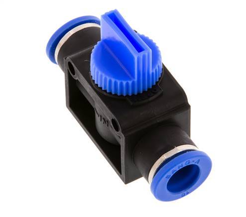 10 mm Kunststof/Messing 3/2-Weg Handafsluiter