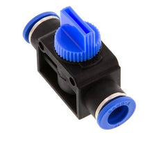10 mm Kunststof/Messing 3/2-Weg Handafsluiter