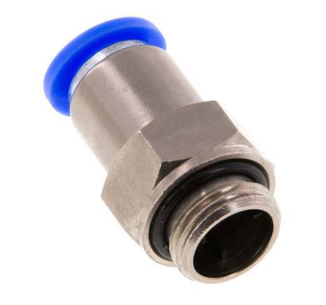 Push-In Fitting 10mm & G3/8'' Male Auto Shut-Off Brass/PBT 0-10bar (0-145psi)