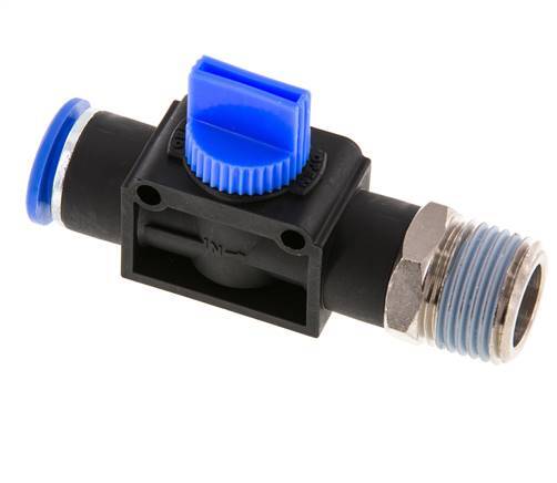 12 mm - R1/2'' Kunststof/Messing 3/2-Weg Handafsluiter Ontluchting aan Draadzijde
